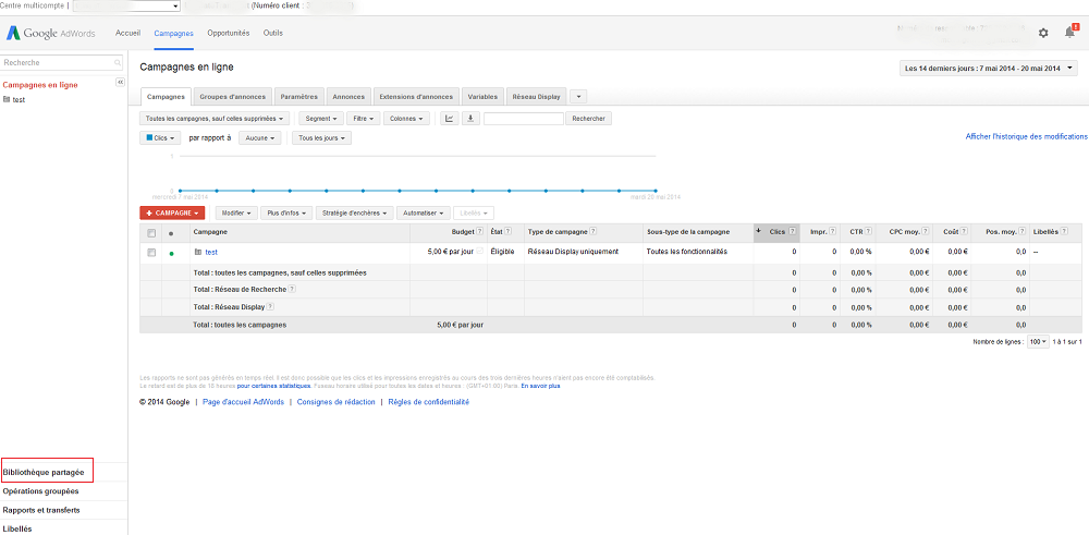 campagne AdWords