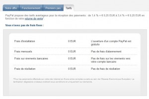 tarif paypal integral
