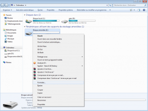 formatage disque