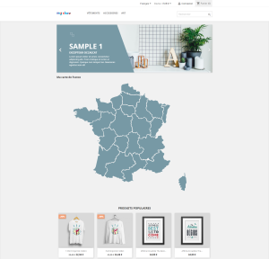 carte de France Prestashop