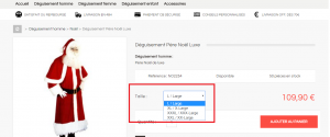 declinaisons produit prestashop